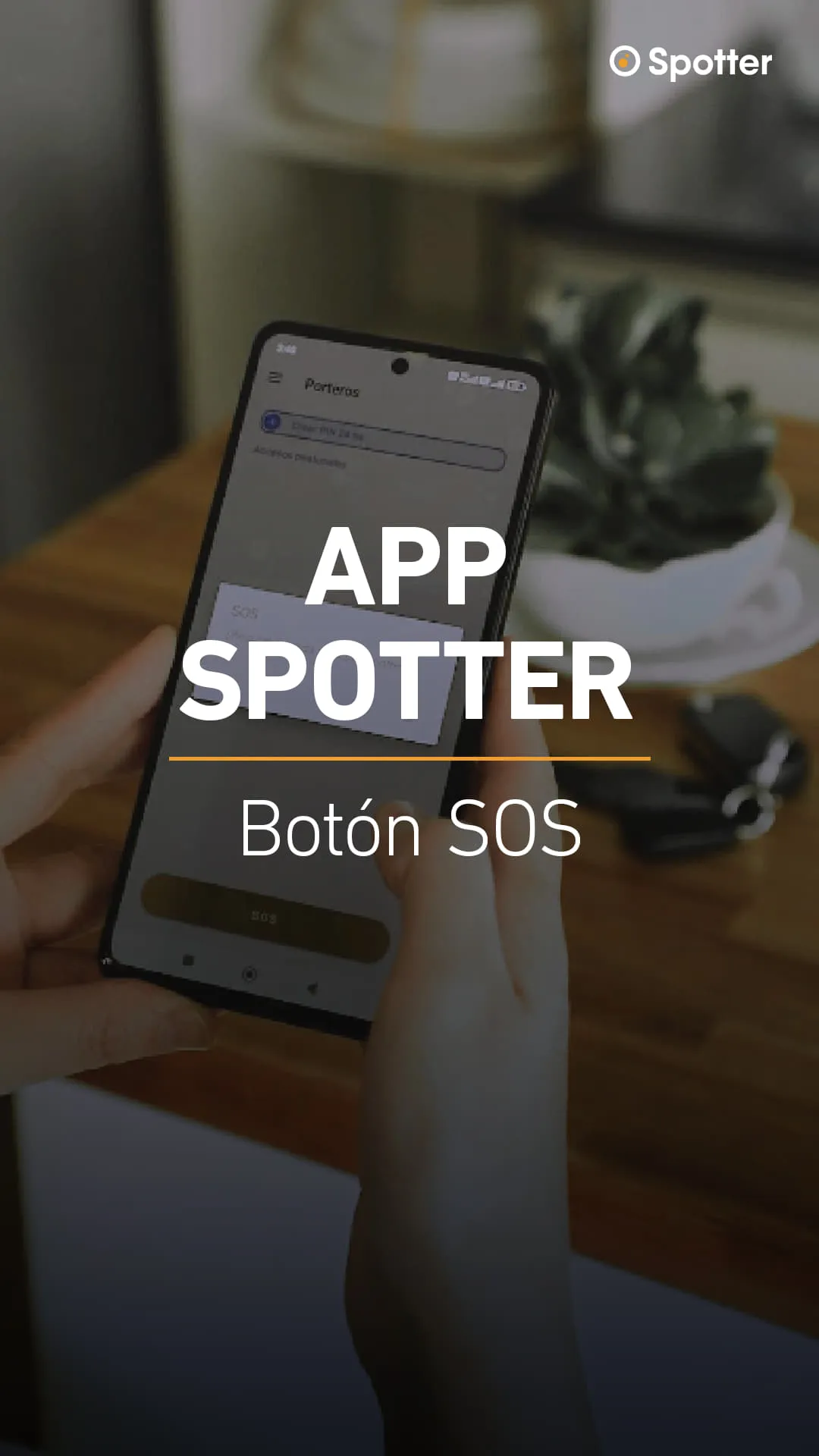 App móvil   Botón SOS
